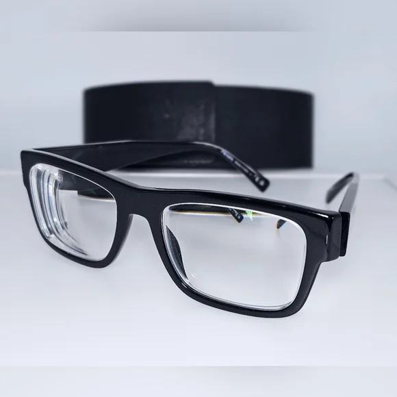 Prada Black Eyeglasses RX VPR 15Y 1AB 101 - Picture 8 of 11